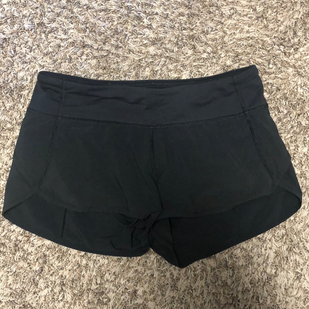 Lululemon speed short size 6 in black